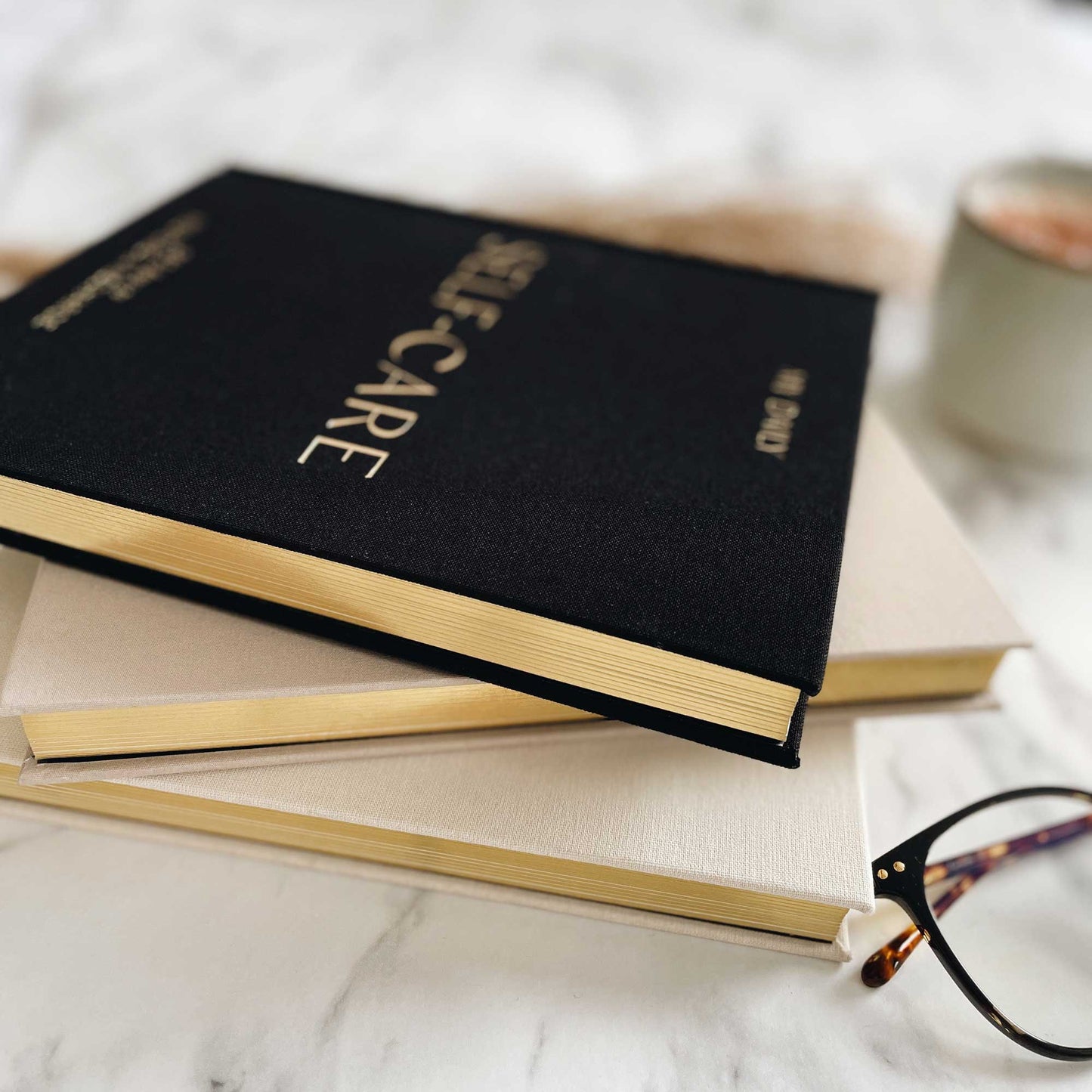 My Daily Self-Care (Black) gratitude and reflection journal