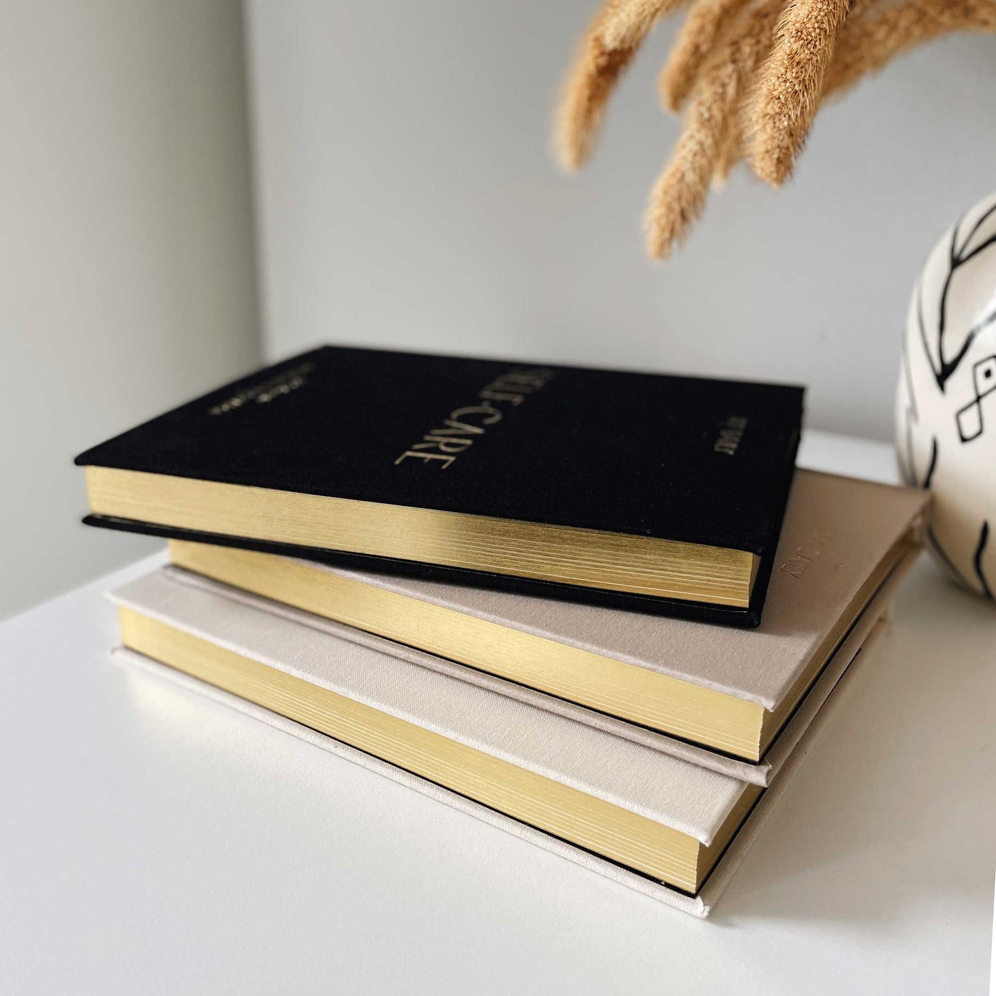 My Daily Self-Care (Black) gratitude and reflection journal