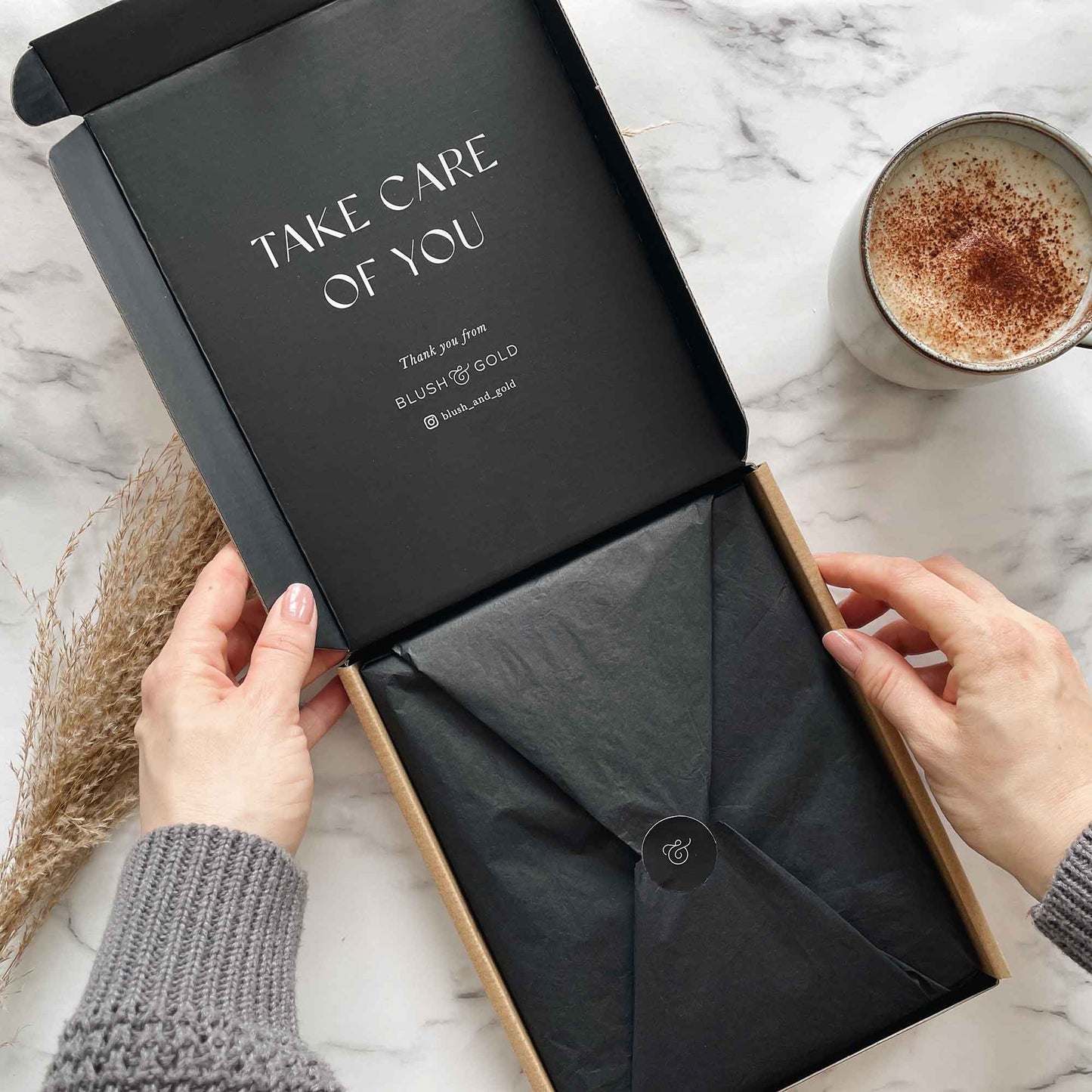 My Daily Self-Care (Black) gratitude and reflection journal
