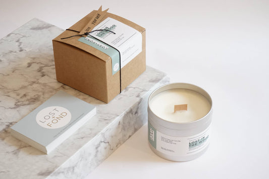 Lost and Fond Natural Candle - patchouli and sweet orange