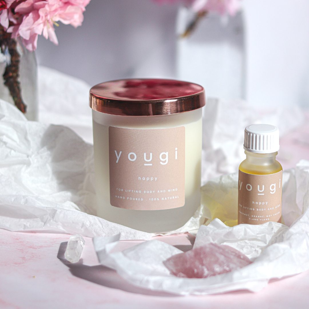 Yougi Happy soy wax candle