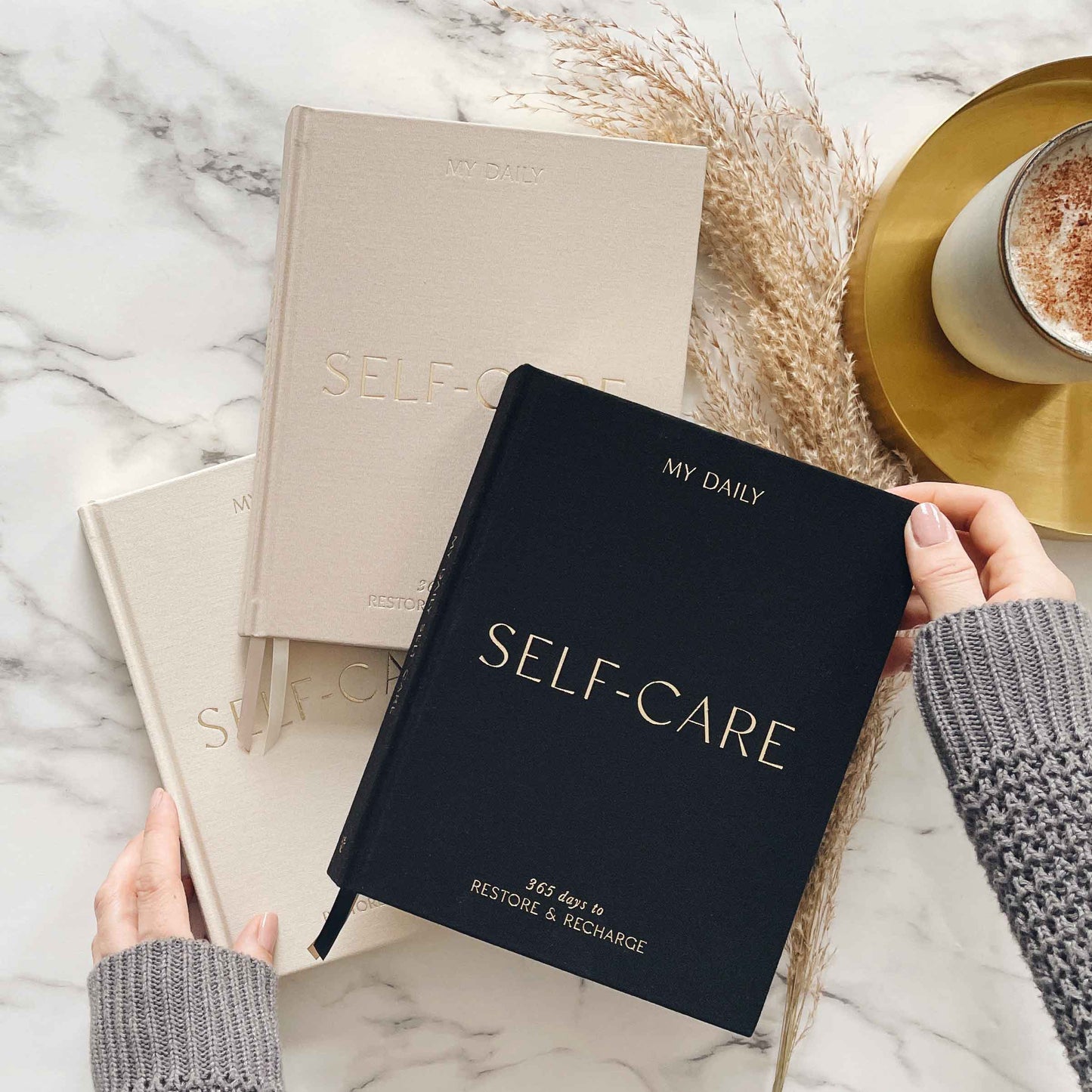 Self-Care intentions and gratitude journal (Pebble)