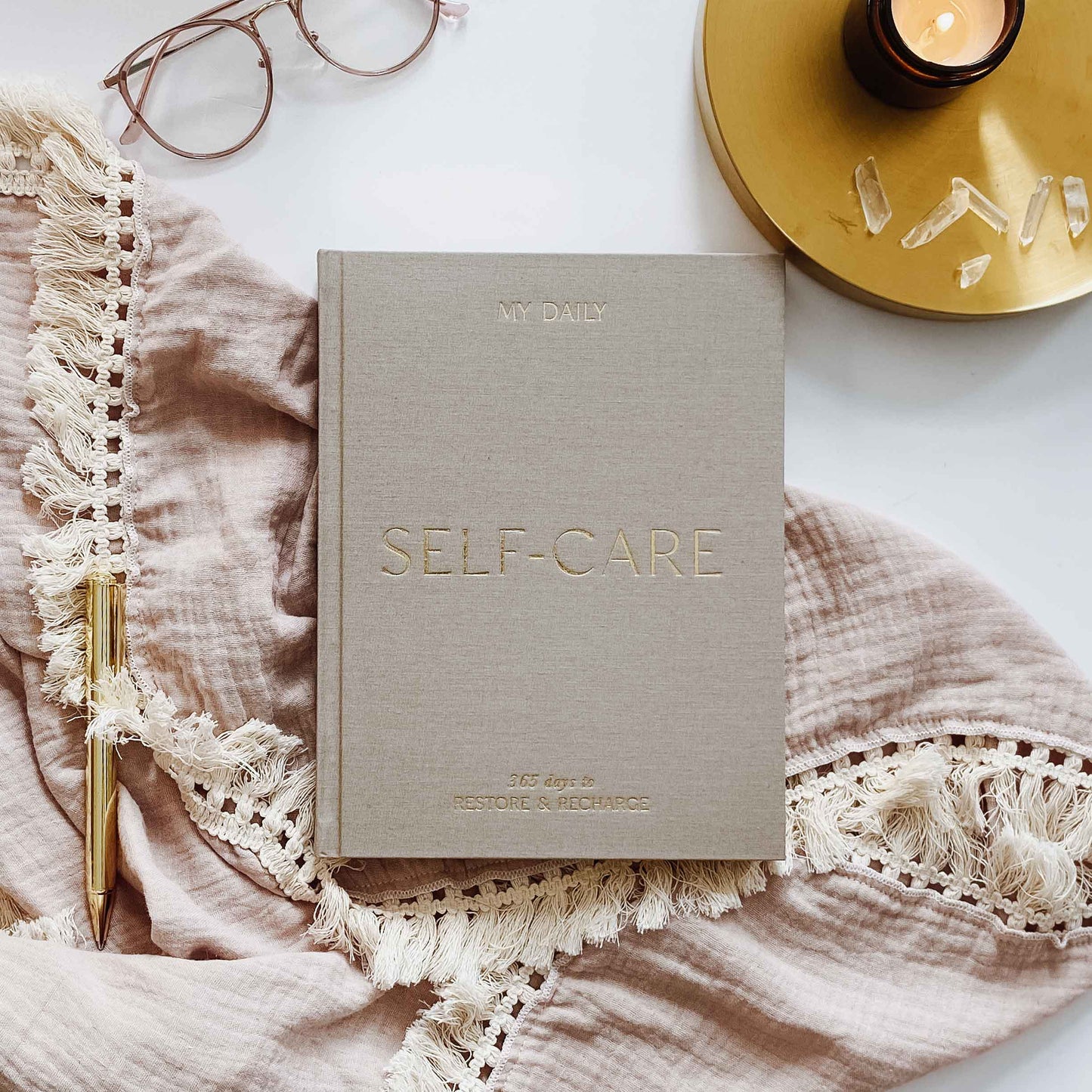 Self-Care intentions and gratitude journal (Pebble)