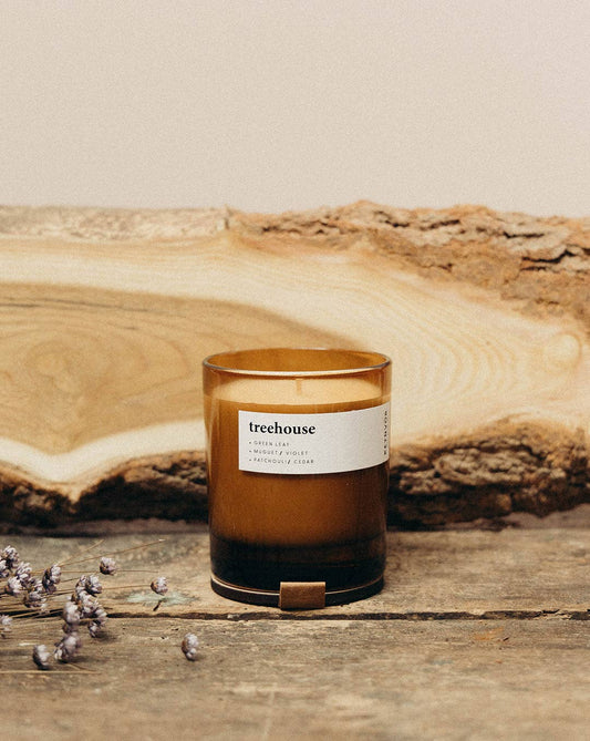 Treehouse fresh + earthy candle