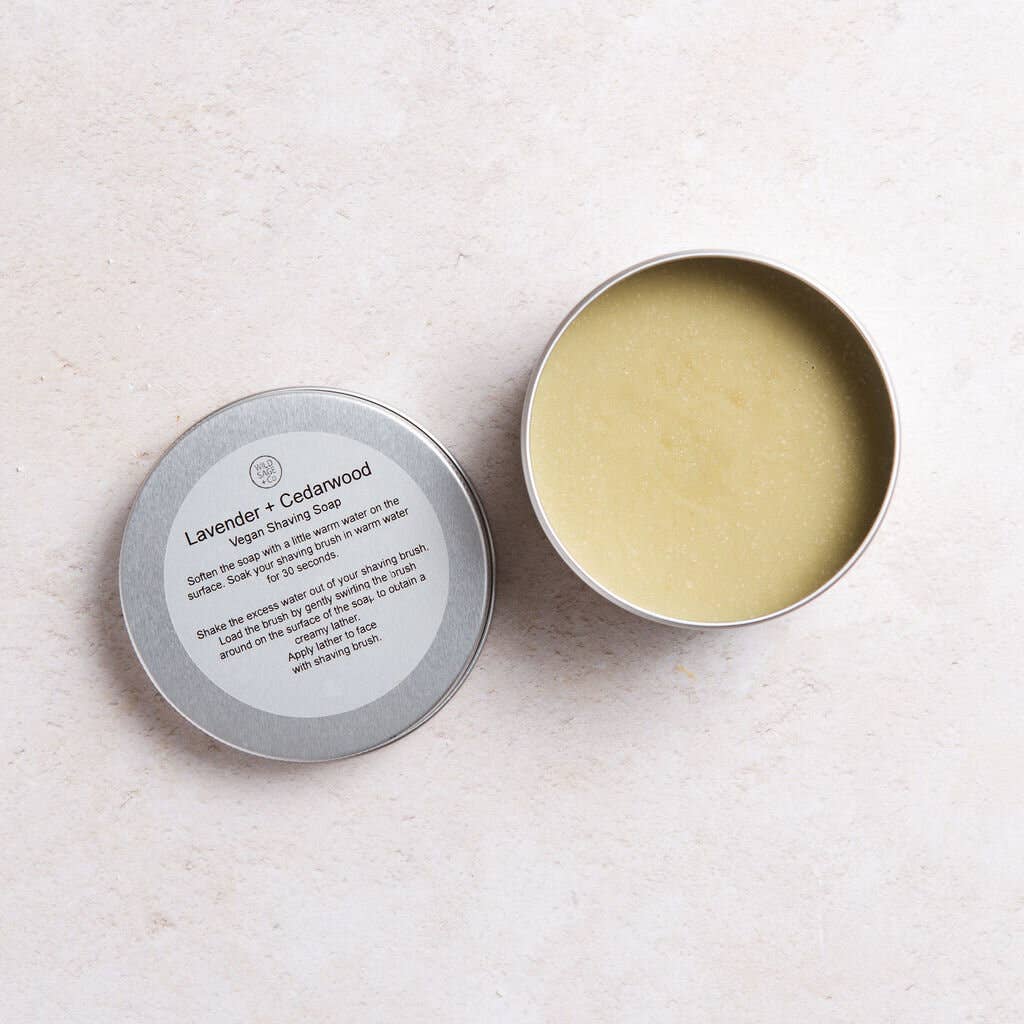 Lavender + Cedarwood Shaving Soap